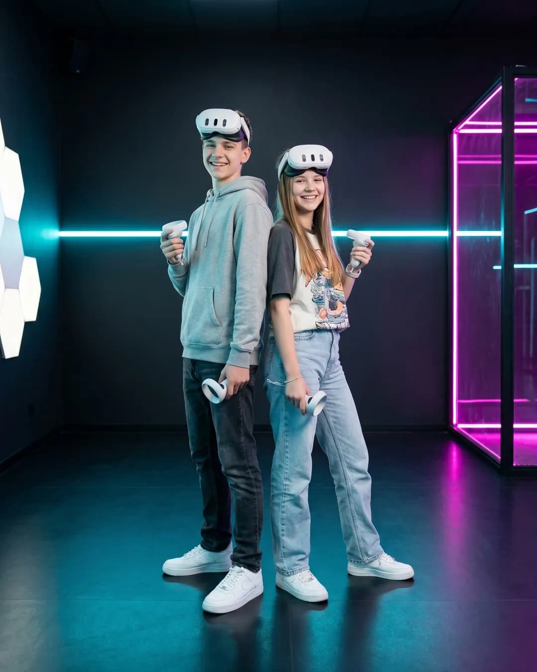 Лазертаг VR в клубе VIRTU — командный шутер, геймплей #7