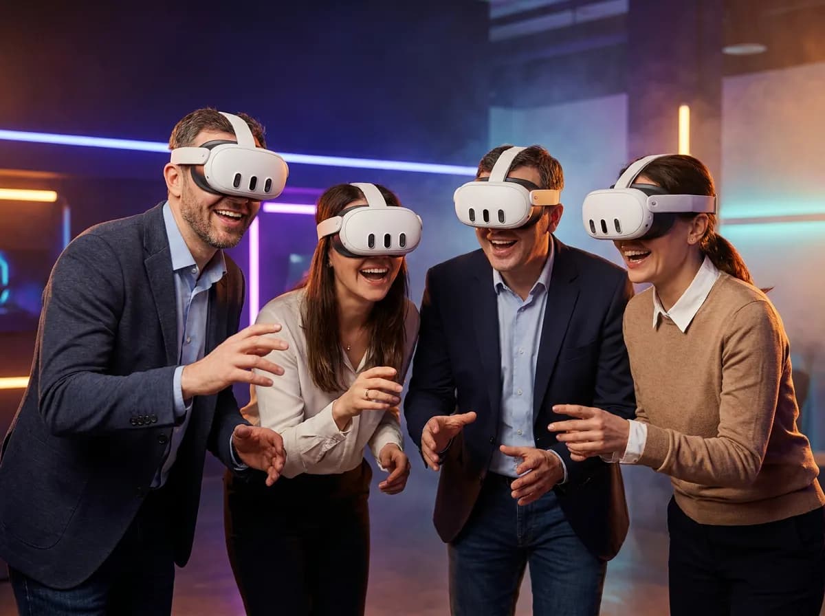 Корпоратив в VR в клубе VIRTU — команда, тимбилдинг #7