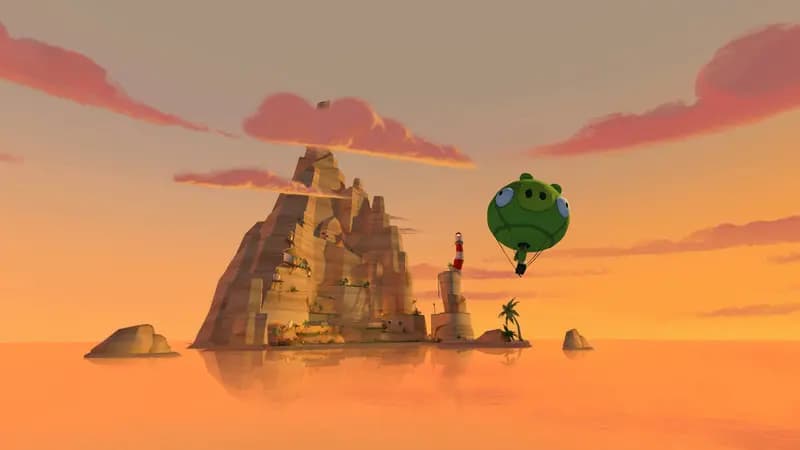 Кадр 1 из VR-игры «Angry Birds VR: Isle of Pigs»