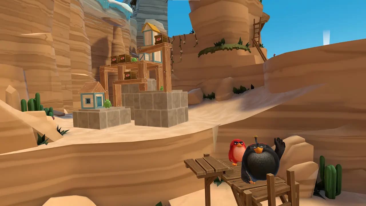 Кадр 4 из VR-игры «Angry Birds VR: Isle of Pigs»