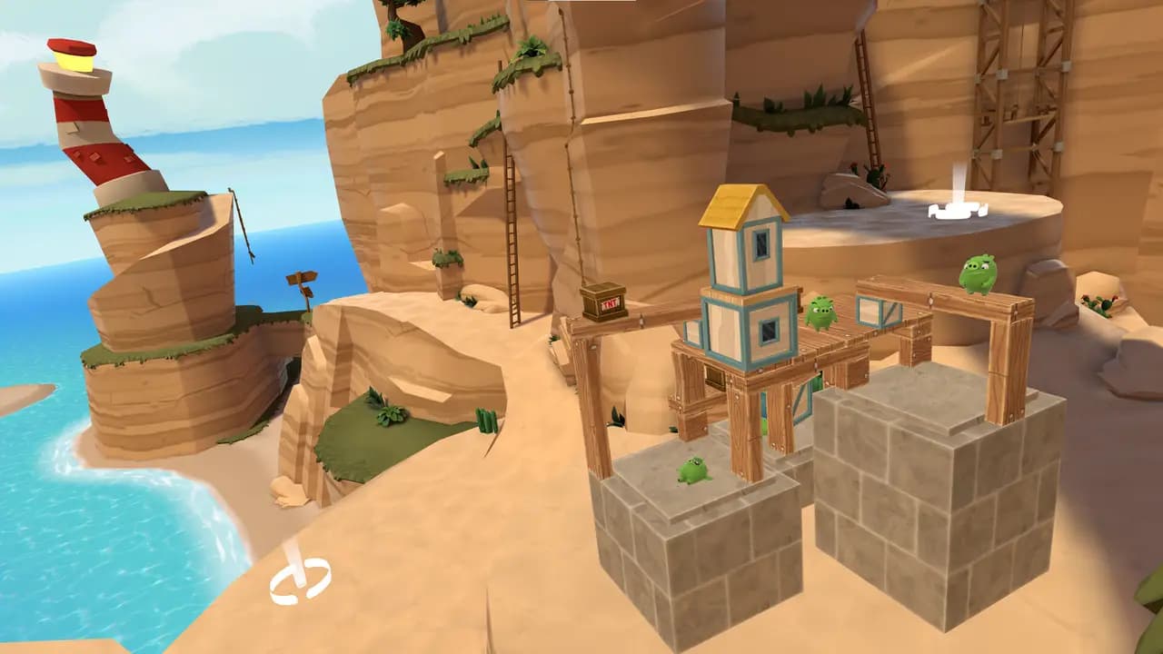 Кадр 5 из VR-игры «Angry Birds VR: Isle of Pigs»