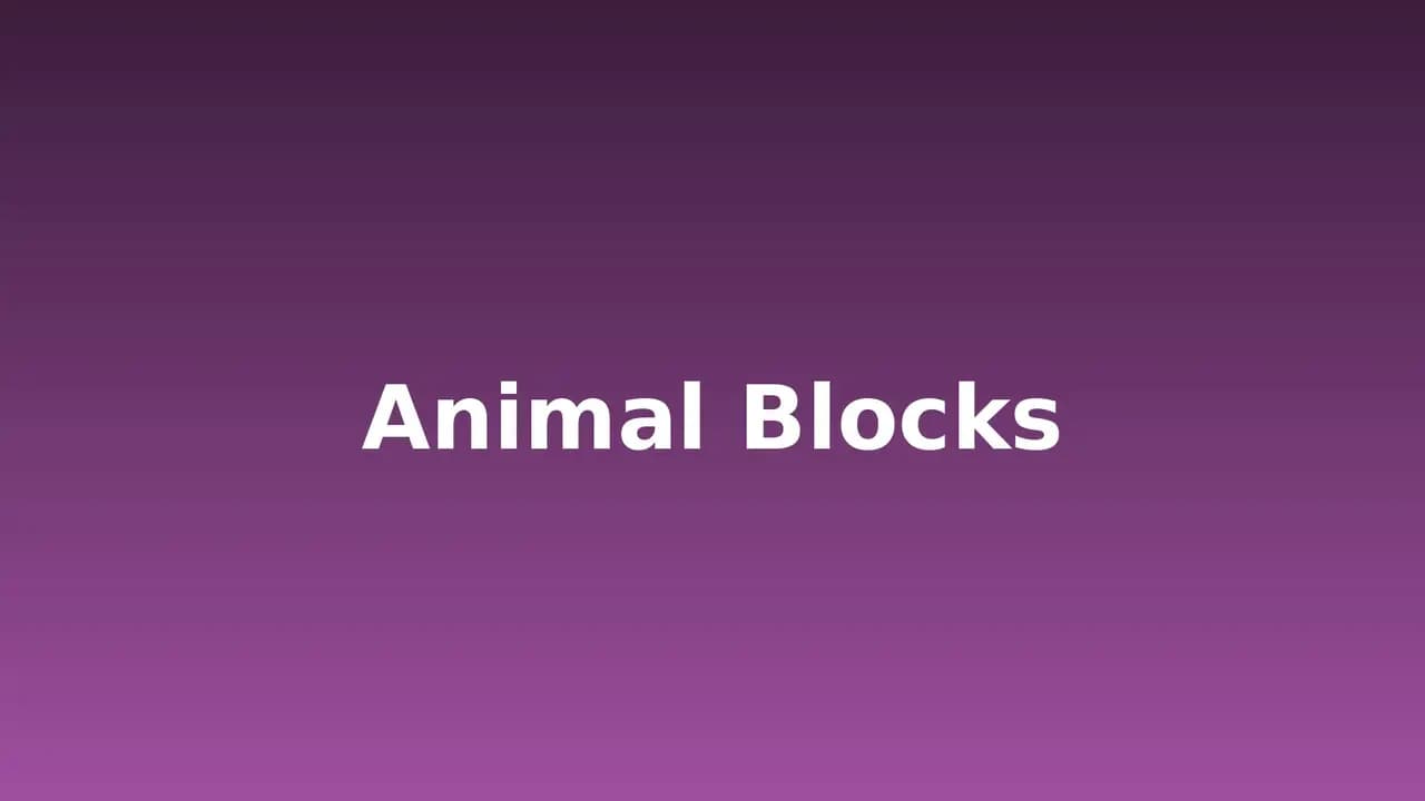 Кадр 5 из VR-игры «Animal Blocks»