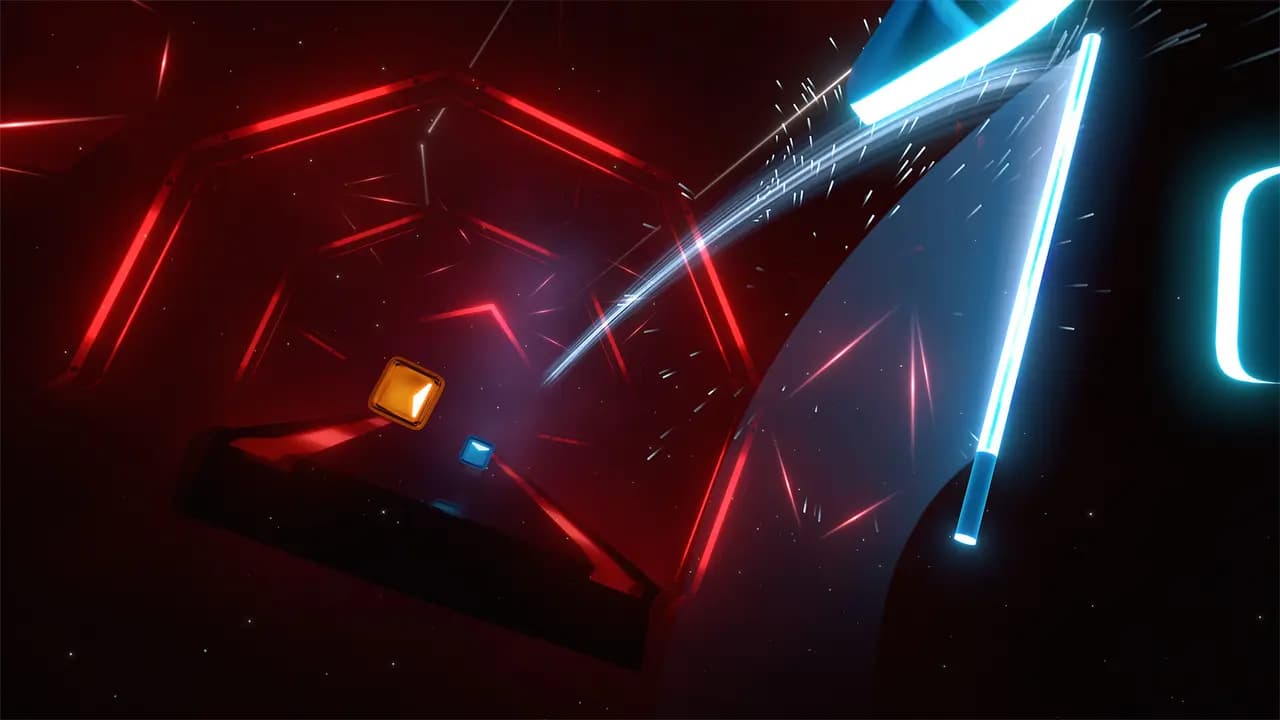 Кадр 2 из VR-игры «Beat Saber»