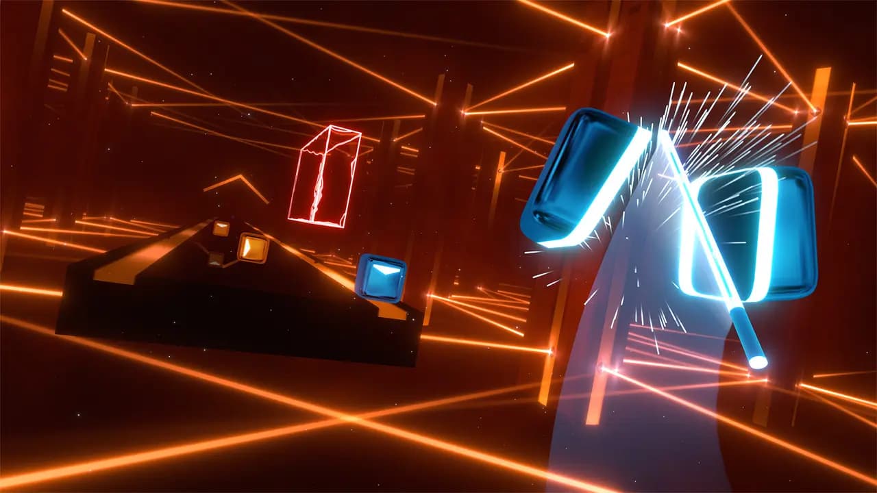 Кадр 4 из VR-игры «Beat Saber»