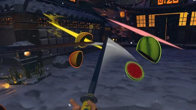 Обложка игры Fruit Ninja VR