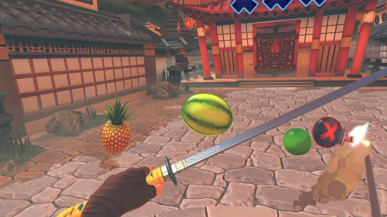 Кадр 3 из VR-игры «Fruit Ninja VR»